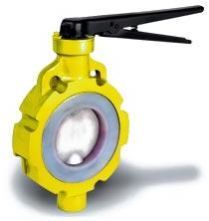 PTFE Lined Butterfly Valves