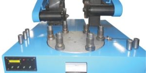 Two Station Face Deflashing Machine