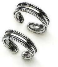 Silver Toe Rings