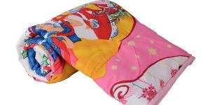 Princess Cartoon Print Micro Cotton  Single Bed Quilt