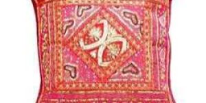 Embroidered Cushion Cover