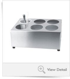 SS 6 Holes Cutlery Basket Holder
