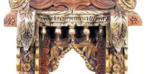 Peacock Wooden Jharokha