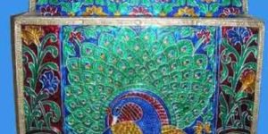 Silver Meena Letter Holder