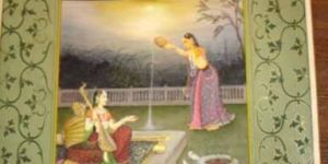 Playing Musical Instrument- painting