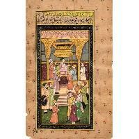 Mughal Court Scenes Painting