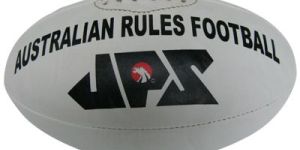 White PU Meterial Aussie Rules Football