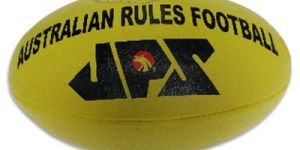 Yellow PU Meterial Aussie Rules Football