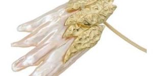 Shell Nail Diamond Pendants