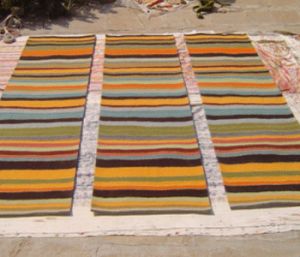 Striped Felt Runners