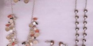 Sterling Silver Necklace Set  (A13)