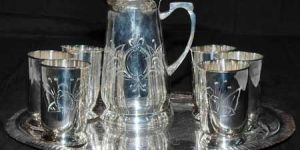 white metal utensils IL-0137