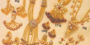 gold necklace set GNS-019
