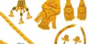 gold necklace set GNS-08