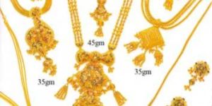 gold necklace set NS-09