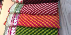 Georgette Lehariya Saree