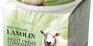 Wild Ferns Lanolin Night Creme - Combination to Oily - with Collagen