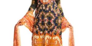 Fashion Blue Woolen Dress Material