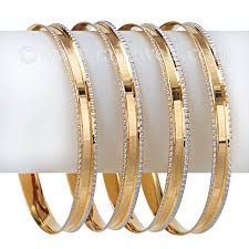 Rhodium Bangles