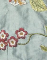 Embroidered Silk Fabric