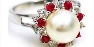 Pearl Gemstone Ring