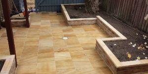 Teak Wood Sandstone