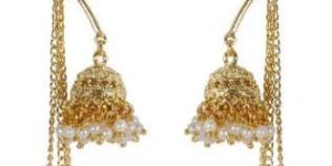 Indian Traditional Style with Small Jhumki Ear Cuff Earrings