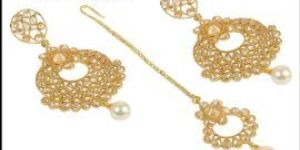 Polki Maang Tikka Set