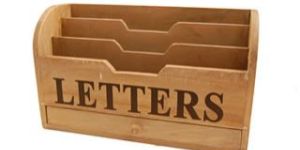 Wooden Letter Racks