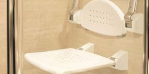 Shower Seat with Armrest & Back rest - Folding Type