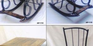 Wrought Iron Rocking Chair