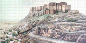 Aamer Fort Painting