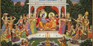 Krishna & Radha Painting