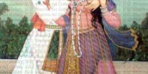 Prince Saleem & Anarkali Painting