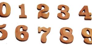 Wooden Numbers