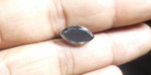 Super Quality 25.00 Carat Marquise Cut Black Diamond
