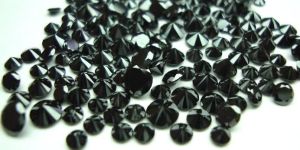 Super Quality 25.00 Carat Round Cut Black Diamond