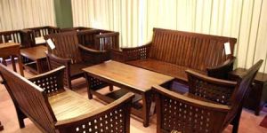 Item Code : TWSS 001 Teak Wood Sofa Set