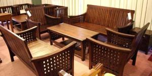 Item Code : TWSS 006 Teak Wood Sofa Set