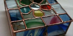 Stained Glass Jewelry Box