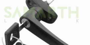 L Handle Locking Black