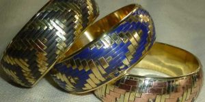 2 Tone Material Bangle