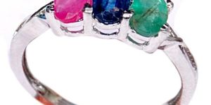 Ring Emearld Ruby Blue Sapphire