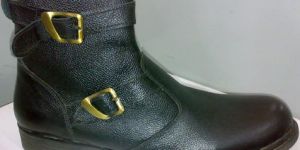 Pure Leather Black Boot for Men