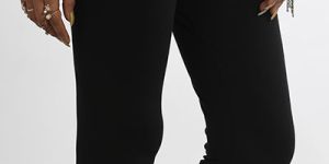 Women Black Solid Leggings