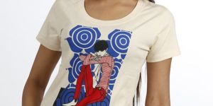 Women Light Pink T Shirt