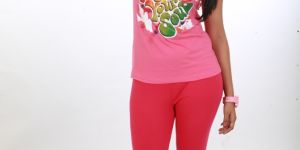 Women Pink Solid Leggings