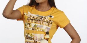 Women Yellow T Shirt