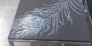 Abalone Shell Inlay Table