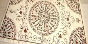 Dining Table of Marble Inlay